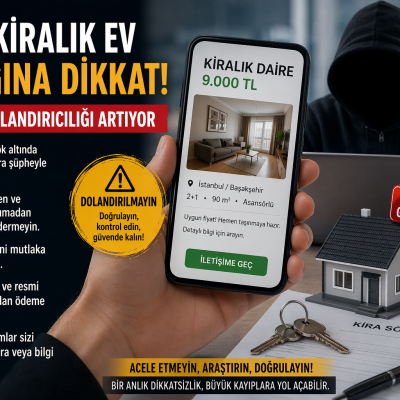 İnternette Ucuz Kiralık Ev Tuzağı: Kapora Dolandırıcılığına Dikkat!