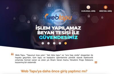 Web Tapu Nedir?